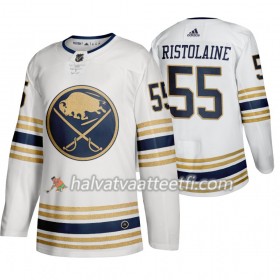 Miesten NHL Buffalo Sabres Pelipaita Rasmus Ristolainen 55 50th Anniversary Adidas 2019-20 Valkoinen Authentic